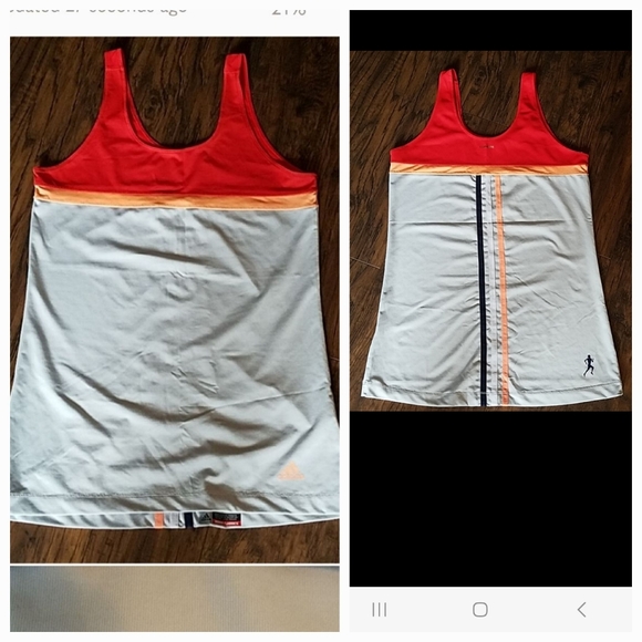 Adidas Athletic ClimaLite Tank Top - Picture 1 of 8